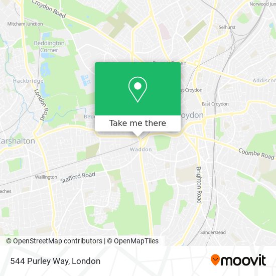 544 Purley Way map