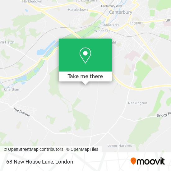 68 New House Lane map