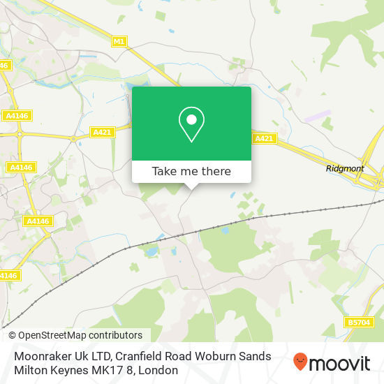 Moonraker Uk LTD, Cranfield Road Woburn Sands Milton Keynes MK17 8 map