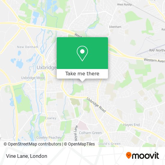 Vine Lane map