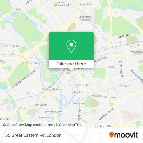 55 Great Eastern Rd map