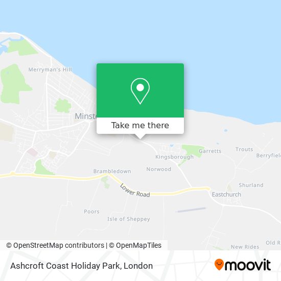Ashcroft Coast Holiday Park map