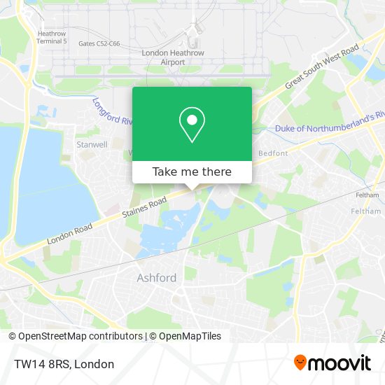 TW14 8RS map