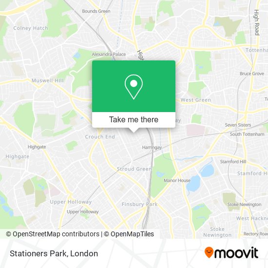 Stationers Park map