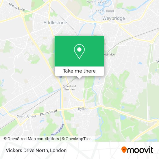 Vickers Drive North map