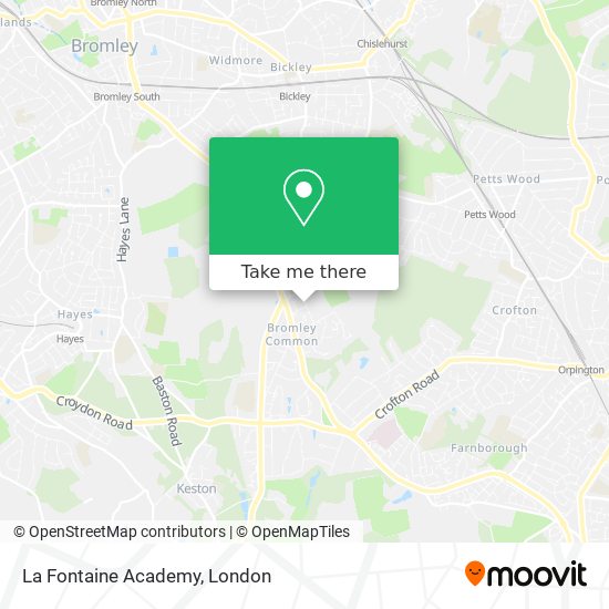 La Fontaine Academy map