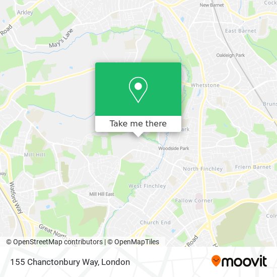 155 Chanctonbury Way map