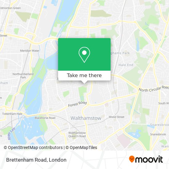 Brettenham Road map