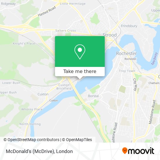 McDonald's (McDrive) map