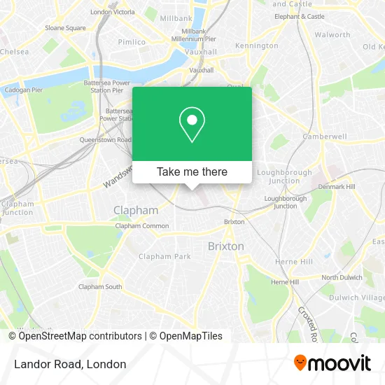 Landor Road map
