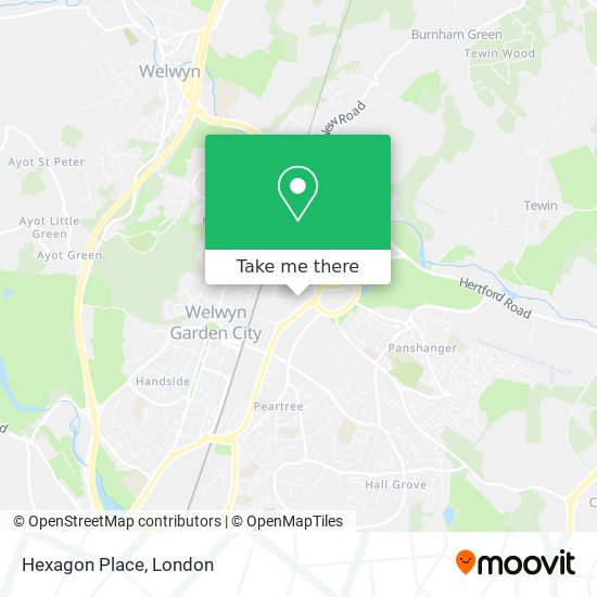 Hexagon Place map