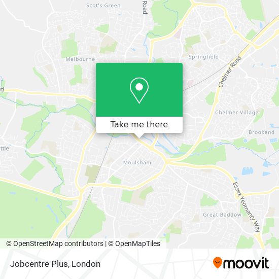 Jobcentre Plus map