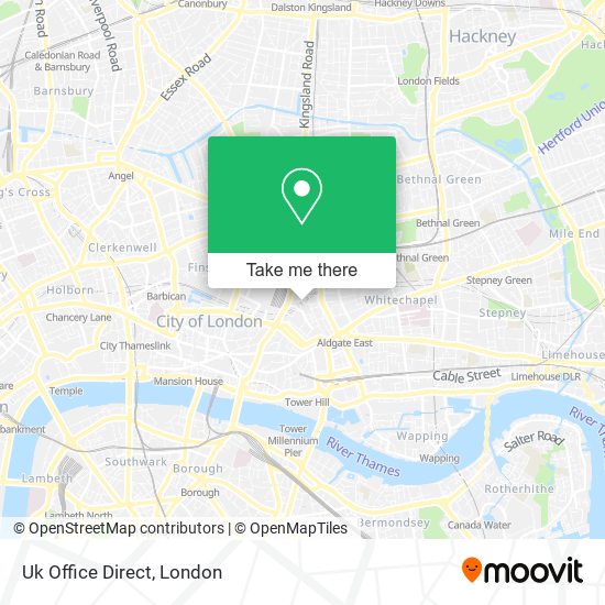 Uk Office Direct map