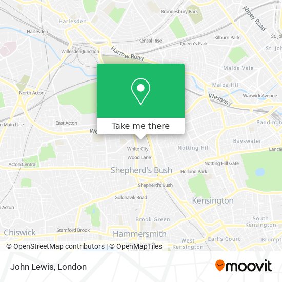 John Lewis map