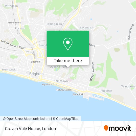 Craven Vale House map
