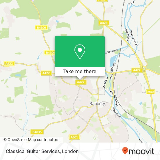 Classical Guitar Services, 68 Evenlode Banbury Banbury OX16 1PF map