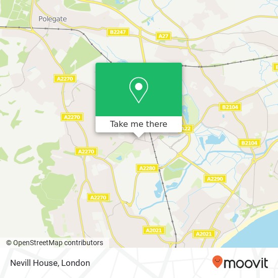 Nevill House, Nevill House, 53 Brassey Ave, Eastbourne BN22 9QG, UK map