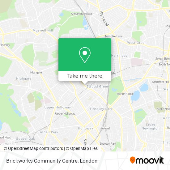 Brickworks Community Centre map