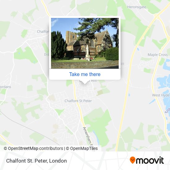 Chalfont St. Peter map