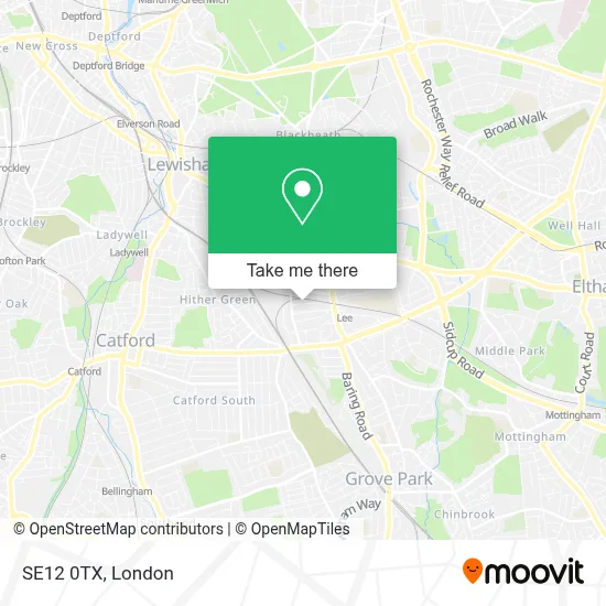 Se12 Postcode How to Get to SE12 0TX in Lee (London) by Bus, Train or DLR?
