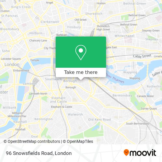 96 Snowsfields Road map