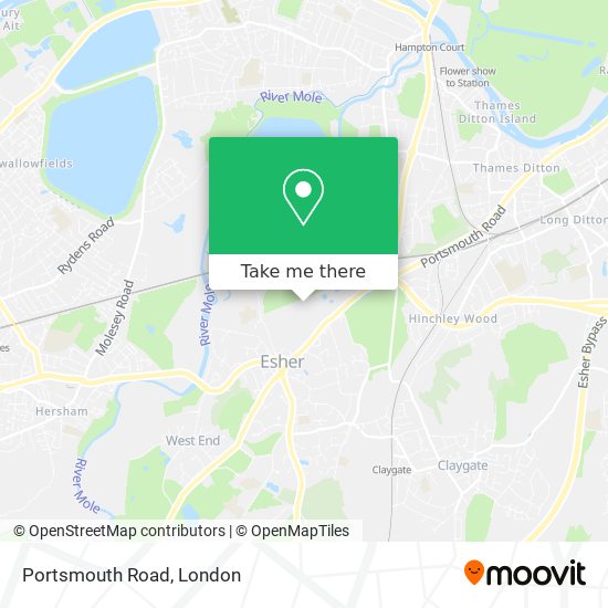Portsmouth Road map
