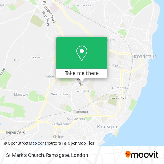 St Mark's Church, Ramsgate map