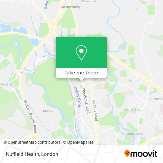 Nuffield Health map