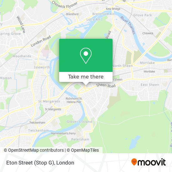 Eton Street (Stop G) map