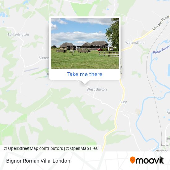 Bignor Roman Villa map
