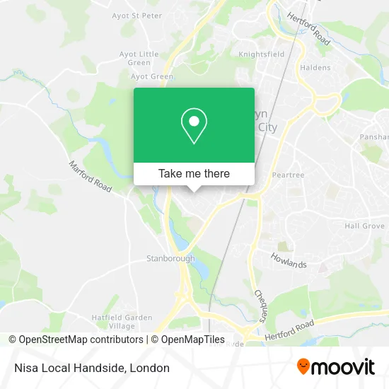 Nisa Local Handside map