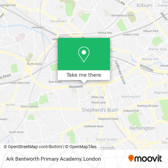 Ark Bentworth Primary Academy map