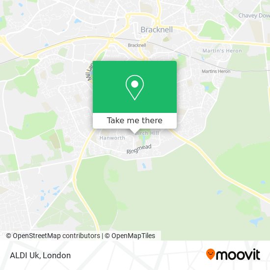 ALDI Uk map