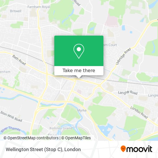 Wellington Street (Stop C) map
