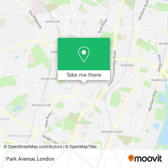 Park Avenue map