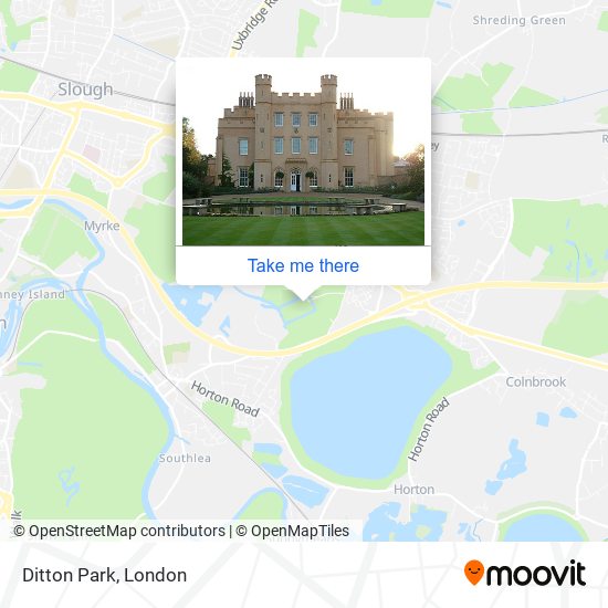 Ditton Park map