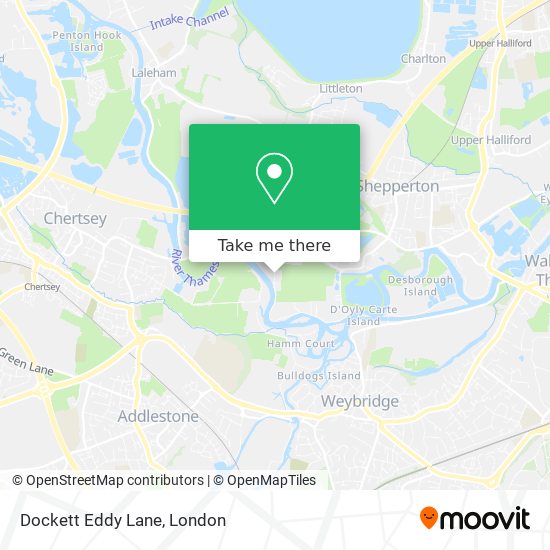 Dockett Eddy Lane map