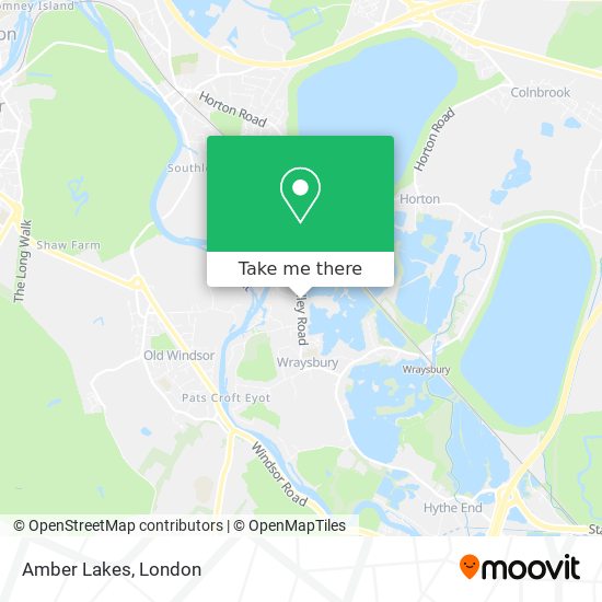 Amber Lakes map