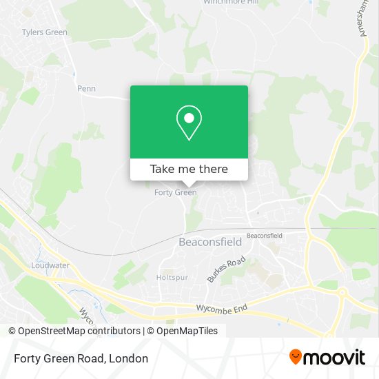 Forty Green Road map