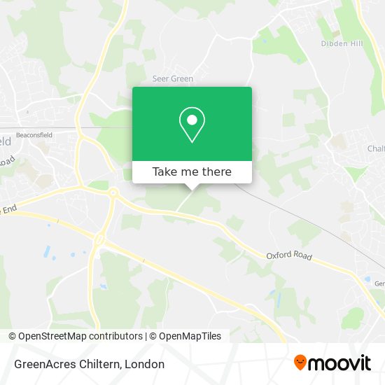 GreenAcres Chiltern map