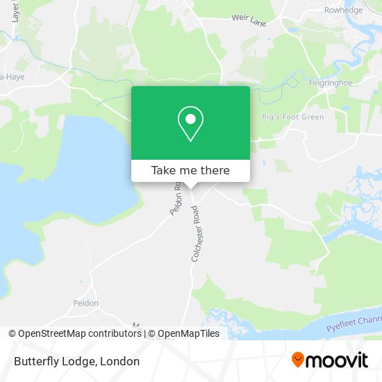 Butterfly Lodge map