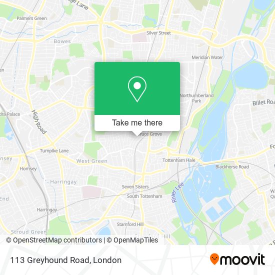 113 Greyhound Road map