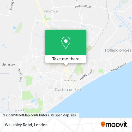 Wellesley Road map