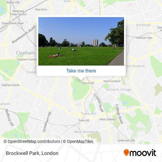 Brockwell Park map