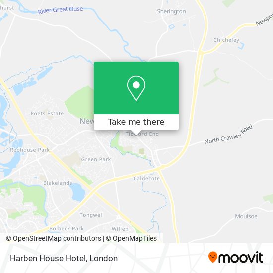 Harben House Hotel map