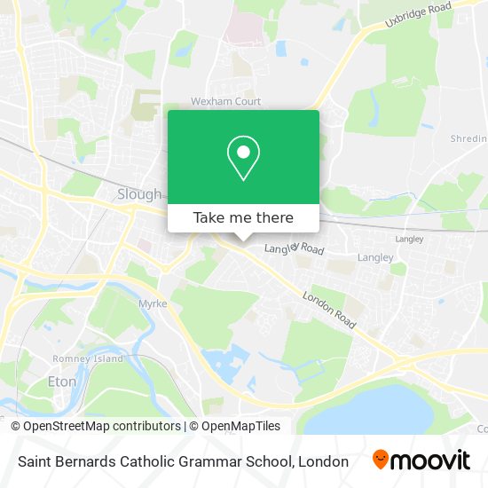 Saint Bernards Catholic Grammar School map