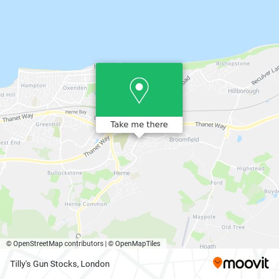 Tilly's Gun Stocks map