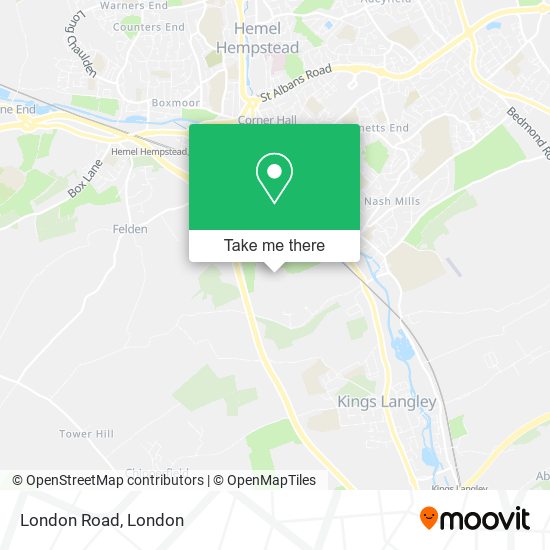 London Road map