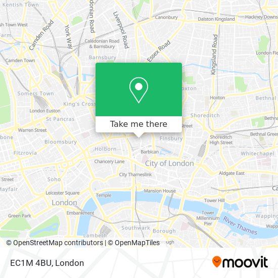 EC1M 4BU map