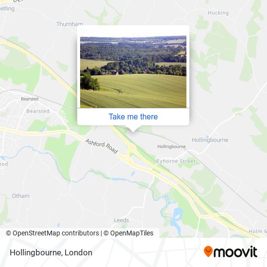 Hollingbourne map